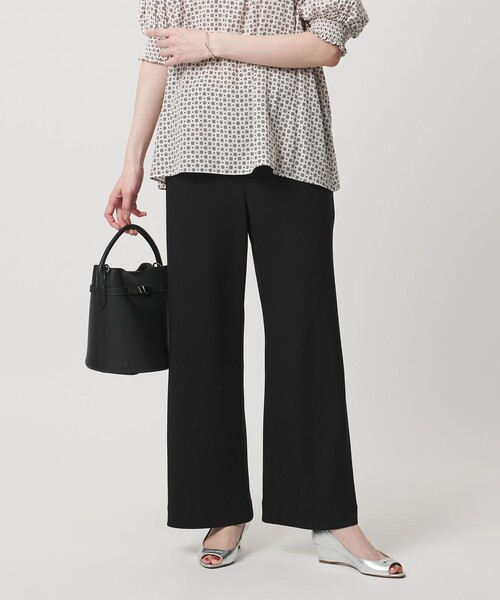 UNITED ARROWS（ユナイテッドアローズ）の「Drapy バイアス イージー パンツ ‐ウォッシャブル‐（スラックス・レディース・ブラック/ネイビー・38/36/40）」の7枚目の写真