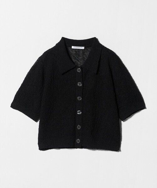 BEAUTY&YOUTH UNITED ARROWS（ビューティーアンドユースユナイテッドアローズ）の「ノットヤーンニット ハーフスリーブ シャツ カーディガン ウォッシャブル（カーディガン/ボレロ・レディース・オフホワイト/ライトブルー/ブラック・FREE）」の20枚目の写真