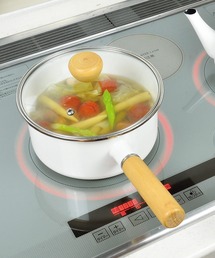 PEARL LIFE（パールライフ）の「アミュレット ホーローガラス蓋片手鍋16cm（鍋/フライパン）」