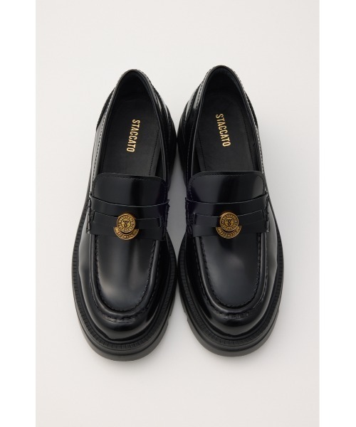 STACCATO（スタッカート）の「ﾎﾞﾀﾝﾀﾝｸｿｰﾙﾛｰﾌｧｰ（ローファー・レディース・ブラック・24.5cm/24.0cm/23.5cm/23.0cm/22.5cm）」の9枚目の写真