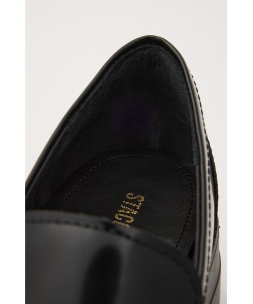 STACCATO（スタッカート）の「ﾎﾞﾀﾝﾀﾝｸｿｰﾙﾛｰﾌｧｰ（ローファー・レディース・ブラック・24.5cm/24.0cm/23.5cm/23.0cm/22.5cm）」の6枚目の写真