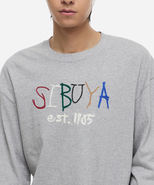 DNSR(ディーエヌエスアール)の「クロップ渋谷ロングスリーブグレー(Tシャツ/カットソー・メンズ・その他・MEDIUM/LARGE/X-LARGE)」の3枚目の写真