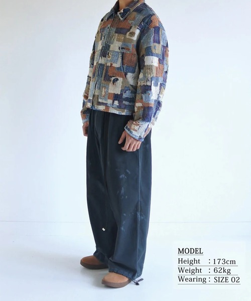Anachronorm(アナクロノーム)の「【ANACHRONORM】SASHIKO PATCHED JACKET(ブルゾン・メンズ・マルチ・2)」の5枚目の写真