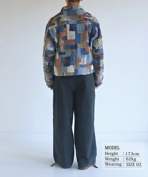 Anachronorm(アナクロノーム)の「【ANACHRONORM】SASHIKO PATCHED JACKET(ブルゾン・メンズ・マルチ・2)」の6枚目の写真