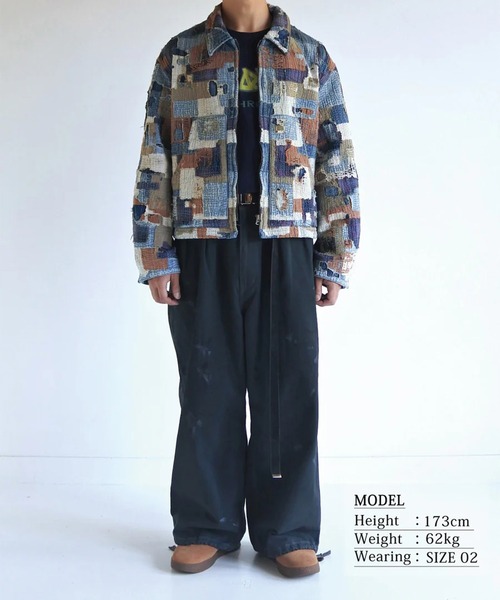 Anachronorm(アナクロノーム)の「【ANACHRONORM】SASHIKO PATCHED JACKET(ブルゾン・メンズ・マルチ・2)」の7枚目の写真