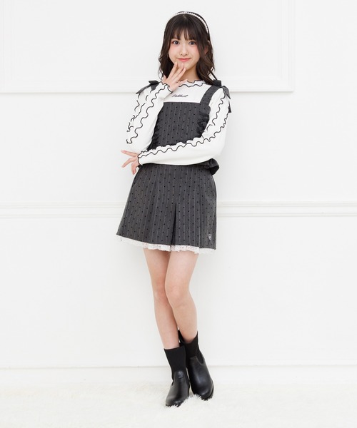 PINKHUNT(ピンクハント)の「PINKHUNT ハートストライプショートパンツ 1304K (トップス別売り)(その他パンツ・キッズ・チャコールグレー/アッシュグレー・160cm/120cm/130cm/140cm/150cm)」の15枚目の写真
