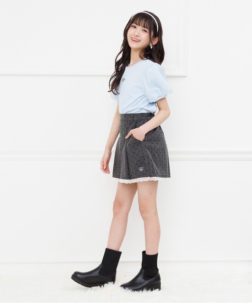 PINKHUNT(ピンクハント)の「PINKHUNT ハートストライプショートパンツ 1304K (トップス別売り)(その他パンツ・キッズ・チャコールグレー/アッシュグレー・160cm/120cm/130cm/140cm/150cm)」の17枚目の写真