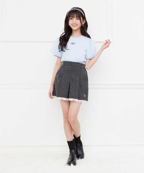 PINKHUNT(ピンクハント)の「PINKHUNT ハートストライプショートパンツ 1304K (トップス別売り)(その他パンツ・キッズ・チャコールグレー/アッシュグレー・160cm/120cm/130cm/140cm/150cm)」の18枚目の写真