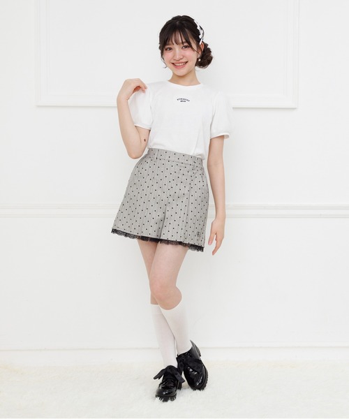 PINKHUNT(ピンクハント)の「PINKHUNT ハートストライプショートパンツ 1304K (トップス別売り)(その他パンツ・キッズ・チャコールグレー/アッシュグレー・160cm/120cm/130cm/140cm/150cm)」の8枚目の写真