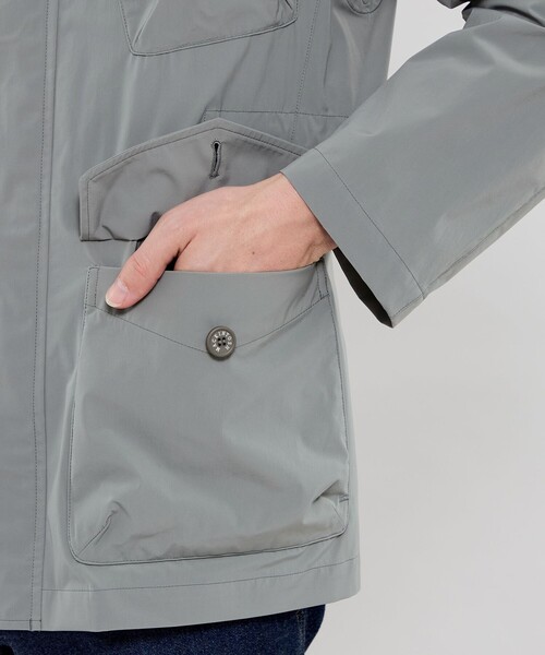 MACKINTOSH LONDON(マッキントッシュ ロンドン)の「【BERWICK】【FEATHER-TECH PAC】【FLEX NYLON】ストレッチナイロンミリタリーブルゾン(ブルゾン・メンズ・ブルー系その他2/ネイビー/グレー・38/42/40)」の15枚目の写真