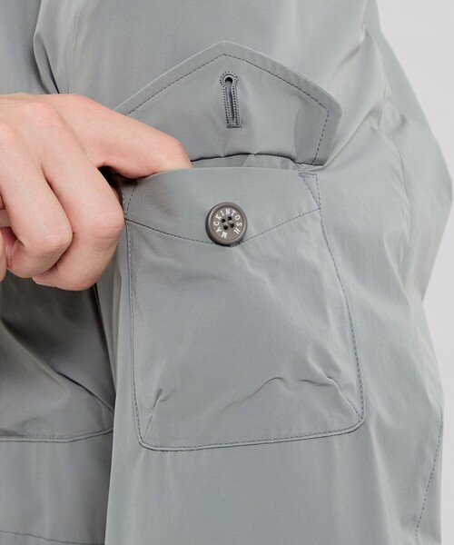 MACKINTOSH LONDON(マッキントッシュ ロンドン)の「【BERWICK】【FEATHER-TECH PAC】【FLEX NYLON】ストレッチナイロンミリタリーブルゾン(ブルゾン・メンズ・ブルー系その他2/ネイビー/グレー・38/42/40)」の16枚目の写真