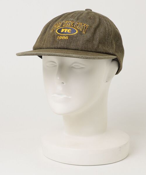 FTC（エフティーシー）の「WASHED DENIM 6 PANEL CAP（キャップ・メンズ・グリーン/レッド系その他/ブラック・FREE）」の11枚目の写真