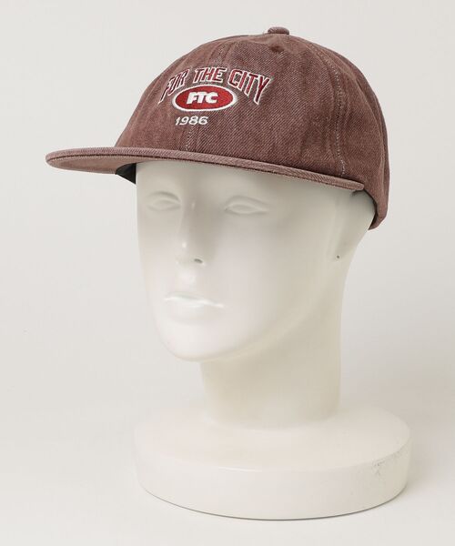 FTC（エフティーシー）の「WASHED DENIM 6 PANEL CAP（キャップ・メンズ・グリーン/レッド系その他/ブラック・FREE）」の12枚目の写真