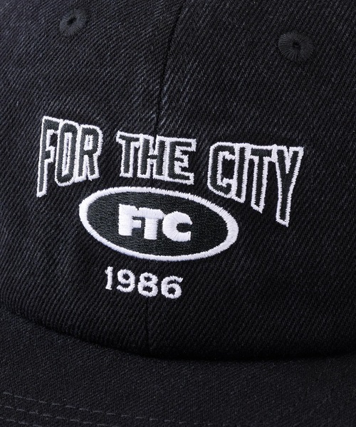 FTC（エフティーシー）の「WASHED DENIM 6 PANEL CAP（キャップ・メンズ・グリーン/レッド系その他/ブラック・FREE）」の4枚目の写真