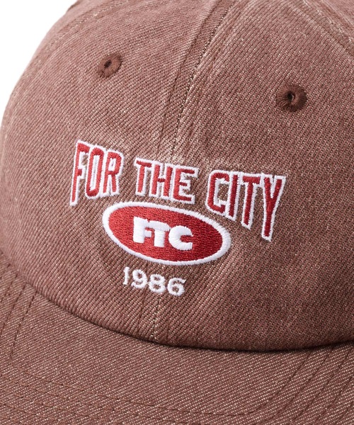 FTC（エフティーシー）の「WASHED DENIM 6 PANEL CAP（キャップ・メンズ・グリーン/レッド系その他/ブラック・FREE）」の6枚目の写真