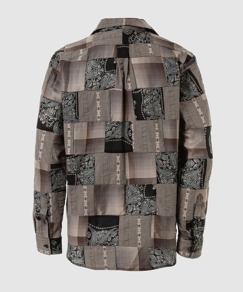 SUGARHILL（シュガーヒル）の「PATCH-WORK SHIRT（シャツ/ブラウス・メンズ・ブラック/レッド・2）」の4枚目の写真