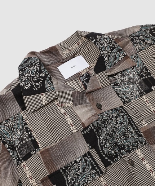 SUGARHILL（シュガーヒル）の「PATCH-WORK SHIRT（シャツ/ブラウス・メンズ・ブラック/レッド・2）」の5枚目の写真