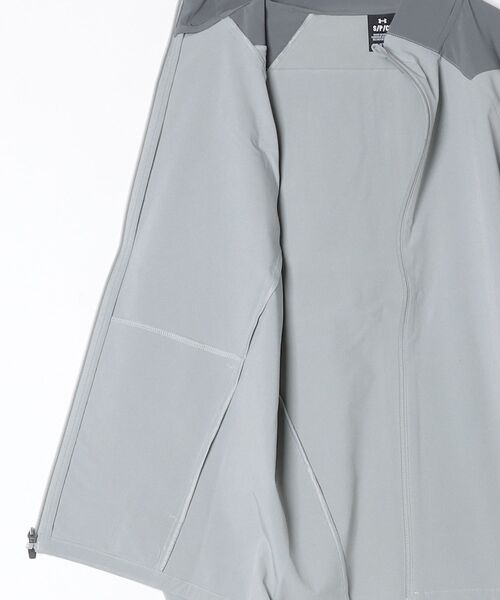 UNDER ARMOUR(アンダーアーマー)の「アンダーアーマー UAウーブン フルジップ ジャケット(ジャージ・メンズ・ライトグレー/ダークブルー/ブラック・S/M/L/LL/3L)」の6枚目の写真