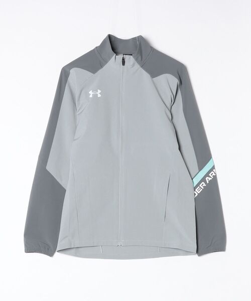 UNDER ARMOUR(アンダーアーマー)の「アンダーアーマー UAウーブン フルジップ ジャケット(ジャージ・メンズ・ライトグレー/ダークブルー/ブラック・S/M/L/LL/3L)」の18枚目の写真