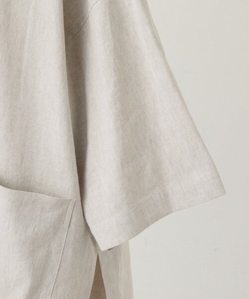 BEARDSLEY（ビアズリー）の「リネン半袖ジャケット（その他アウター・レディース・ベージュ/グレー/ブラック・FREE）」の13枚目の写真