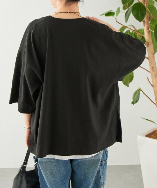 BEARDSLEY（ビアズリー）の「リネン半袖ジャケット（その他アウター・レディース・ベージュ/グレー/ブラック・FREE）」の20枚目の写真