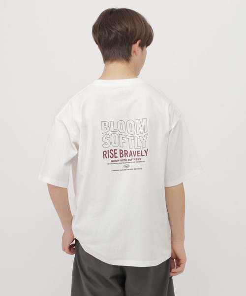 ボーイッシュグラフィック半袖T/AND YUA ANY/638787（Tシャツ