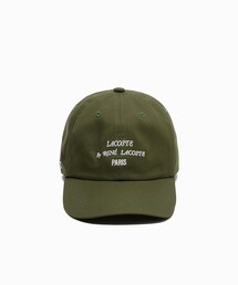LACOSTE（ラコステ）の「撥水 ブランドロゴ刺繍 ベンタイルキャップ（キャップ）」