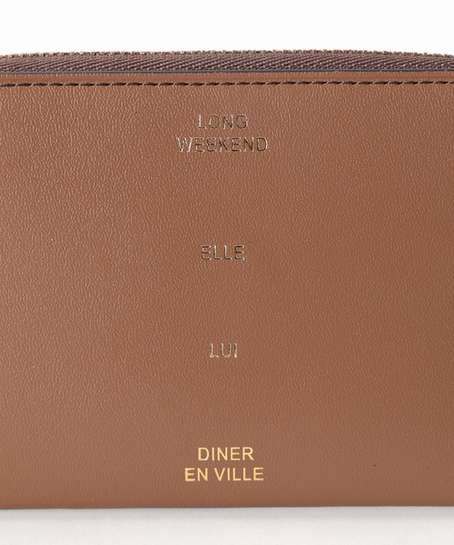 ORSETTO(オルセット)の「ORSETTO オルセット フラグメントケース W155 H85mm(財布・レディース・キャメル/アイボリー・FREE)」の12枚目の写真