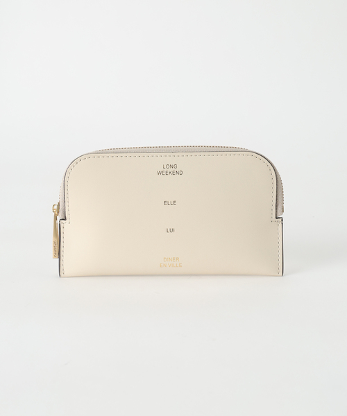 ORSETTO(オルセット)の「ORSETTO オルセット フラグメントケース W155 H85mm(財布・レディース・キャメル/アイボリー・FREE)」の13枚目の写真