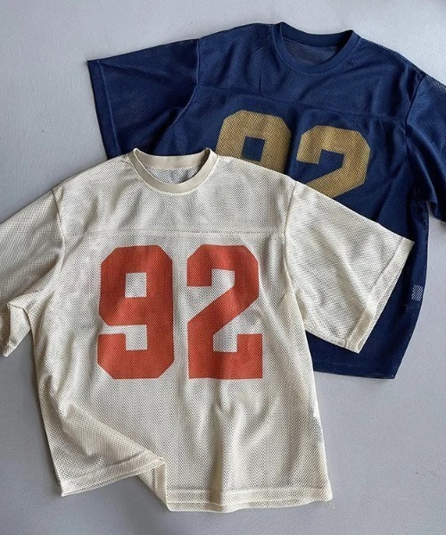 link lot(リンクロット)の「ナンバリングメッシュゲームT(Tシャツ/カットソー・メンズ・ベージュ・M)」の11枚目の写真