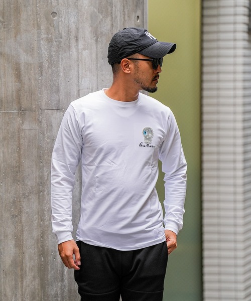 adamsJUGGLER(アダムスジャグラー)の「RTEG アイコニック/SKロンティー(Tシャツ/カットソー・メンズ・ブラック/ホワイト・XXL/XL/L/M/S)」の1枚目の写真