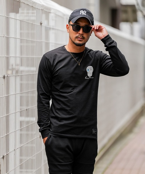 adamsJUGGLER(アダムスジャグラー)の「RTEG アイコニック/SKロンティー(Tシャツ/カットソー・メンズ・ブラック/ホワイト・XXL/XL/L/M/S)」の2枚目の写真
