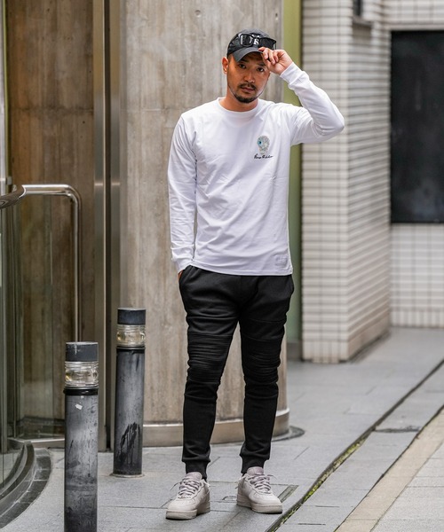 adamsJUGGLER(アダムスジャグラー)の「RTEG アイコニック/SKロンティー(Tシャツ/カットソー・メンズ・ブラック/ホワイト・XXL/XL/L/M/S)」の3枚目の写真