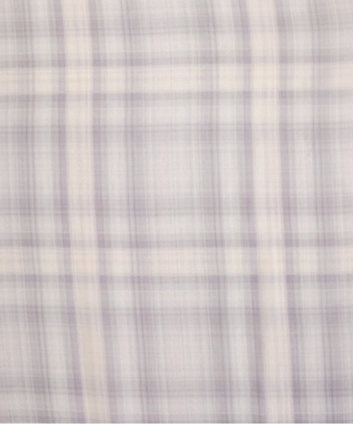 CLETTE（クレット）の「CLETTEオリジナルシアーチェックシャツ（シャツ/ブラウス・レディース・パープル/グレー系その他/ブルー・LL/4L/3L）」の20枚目の写真