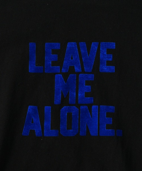 kha:ki（カーキ）の「「KHA:KI / カーキ」BOX TEE -LEAVE ME ALONE-（Tシャツ/カットソー・レディース・ホワイト/ブラック/ブルー・1）」の9枚目の写真
