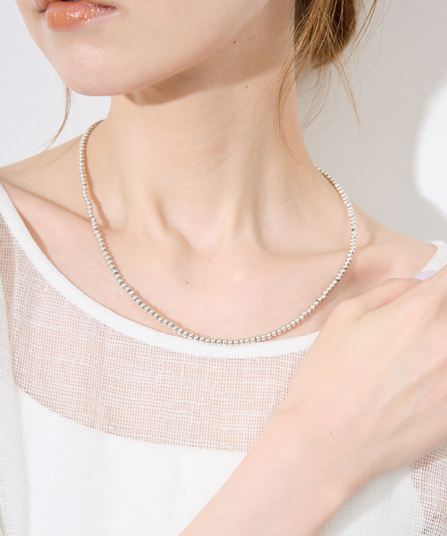 ERICKA NICOLAS BEGAY（エリッカ ニコラス ビゲイ）の「《追加》ERICKA NICOLAS BEGAY/エリッカ ニコラス ビゲイ ネックレス (45cm)（ネックレス・レディース・シルバー・FREE）」の2枚目の写真