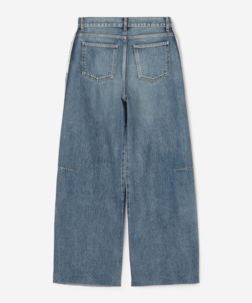 SERGE de bleu（サージ）の「SERGE | REMAKE 2TONE CUT PT MARTIN VINTAGE BLUE WOMEN（デニムパンツ・レディース・インディゴブルー・23/24/25）」の4枚目の写真