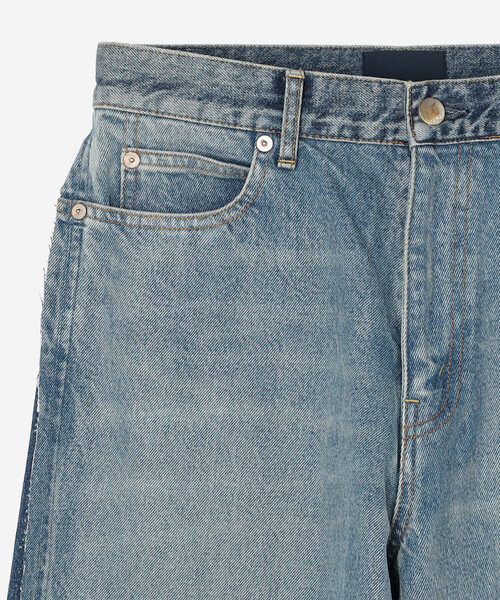 SERGE de bleu（サージ）の「SERGE | REMAKE 2TONE CUT PT MARTIN VINTAGE BLUE WOMEN（デニムパンツ・レディース・インディゴブルー・23/24/25）」の5枚目の写真