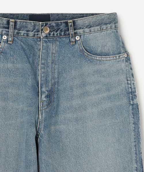 SERGE de bleu（サージ）の「SERGE | REMAKE 2TONE CUT PT MARTIN VINTAGE BLUE WOMEN（デニムパンツ・レディース・インディゴブルー・23/24/25）」の6枚目の写真