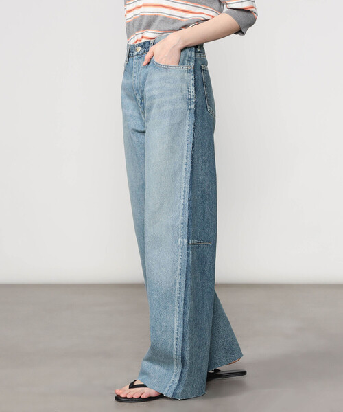 SERGE de bleu（サージ）の「SERGE | REMAKE 2TONE CUT PT MARTIN VINTAGE BLUE WOMEN（デニムパンツ・レディース・インディゴブルー・23/24/25）」の15枚目の写真