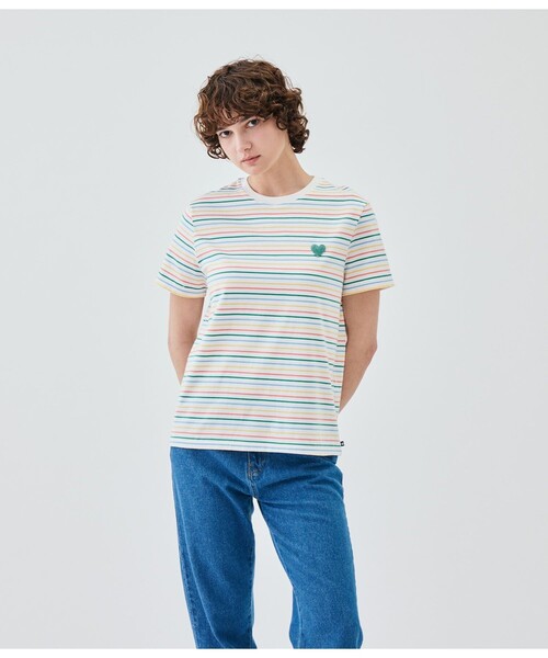 ボーダー半袖Tシャツ（Tシャツ/カットソー）｜PETIT BATEAU