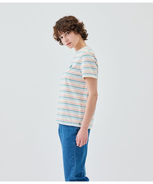 PETIT BATEAU(プチバトー)の「ボーダー半袖Tシャツ(Tシャツ/カットソー・レディース・ホワイト系その他・XX-SMALL/X-SMALL/SMALL/MEDIUM/LARGE)」の2枚目の写真