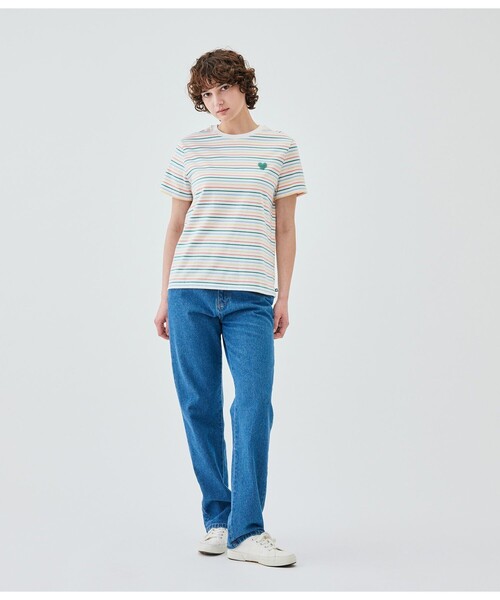 PETIT BATEAU(プチバトー)の「ボーダー半袖Tシャツ(Tシャツ/カットソー・レディース・ホワイト系その他・XX-SMALL/X-SMALL/SMALL/MEDIUM/LARGE)」の4枚目の写真