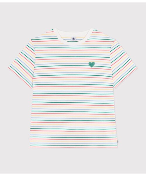 PETIT BATEAU(プチバトー)の「ボーダー半袖Tシャツ(Tシャツ/カットソー・レディース・ホワイト系その他・XX-SMALL/X-SMALL/SMALL/MEDIUM/LARGE)」の7枚目の写真