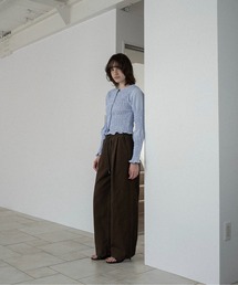 lawgy | cotton twill drawstring straight pants / コットンツイルドローストリングストレートパンツ(その他パンツ)