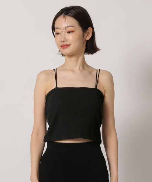 LAKOLE（ラコレ）の「クロップドカップ付きキャミ / 659991（キャミソール・レディース・ブラウン/グレー/オフホワイト/ブラック・MEDIUM/LARGE）」の20枚目の写真