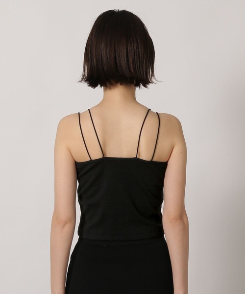 LAKOLE（ラコレ）の「クロップドカップ付きキャミ / 659991（キャミソール・レディース・ブラウン/グレー/オフホワイト/ブラック・MEDIUM/LARGE）」の22枚目の写真