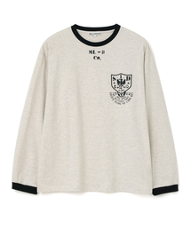 Millo Archive（ミロ アーカイブ）の「S.I.D リンガー ロングスリーブ Tシャツ [オートミール]（Tシャツ/カットソー）」