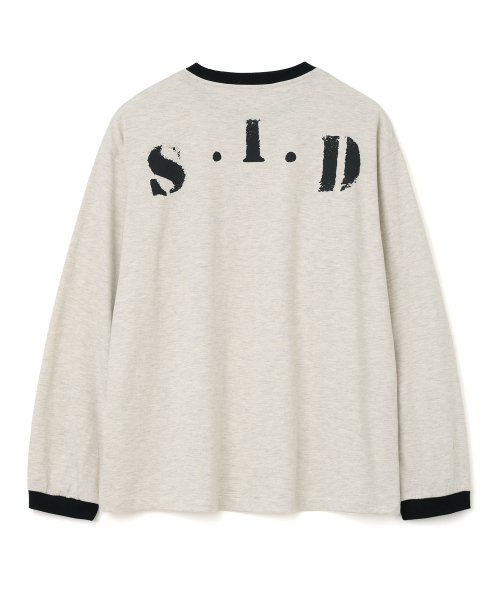 Millo Archive（ミロ アーカイブ）の「S.I.D リンガー ロングスリーブ Tシャツ [オートミール]（Tシャツ/カットソー・メンズ・その他・LARGE/X-LARGE/MEDIUM）」の6枚目の写真