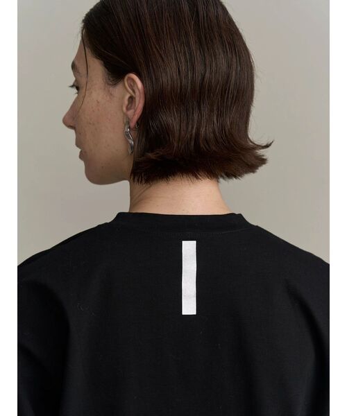 UN3D.（アンスリード）の「TIE-DYE STRIPE PRINT T-SH / タイダイストライププリントTシャツ（Tシャツ/カットソー・レディース・ブラック/ホワイト・44/38）」の4枚目の写真